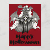 Vampir-Transformation Postkarte (Vorderseite)