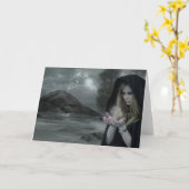 Vampir u. Hexerei Karte (Gelbe Blume)