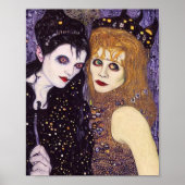 Vampir und Hexe in Halloween Poster (Vorne)