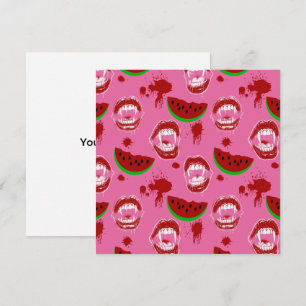 Vampir und Wassermelonen Summerween Party Pink Kar