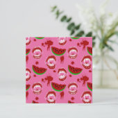 Vampir und Wassermelonen Summerween Party Pink Kar (Stehend Vorderseite)