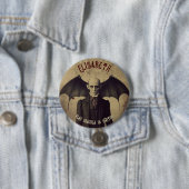 Vampir Vintage Dracula Halloween Button (Beispiel)