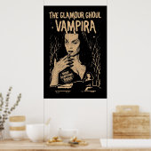 Vampira Poster (Küche)