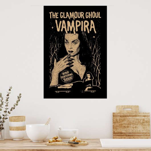 Vampira Poster (Küche)