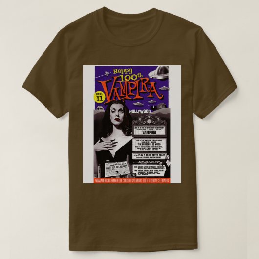 Vampira Turns T-Shirt (Design vorne)