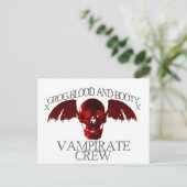 Vampirate-Crew Postkarte (Stehend Vorderseite)