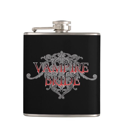 Vampirbraut-Flasche Flachmann (Vorderseite)