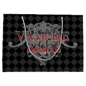 Vampirbraut Große Geschenktüte (Rückseite)