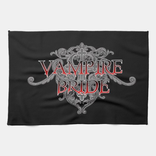 Vampirbraut Handtuch (Horizontal)
