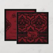 Vampirbraut SD Quadrat Save The Date (Vorne/Hinten)