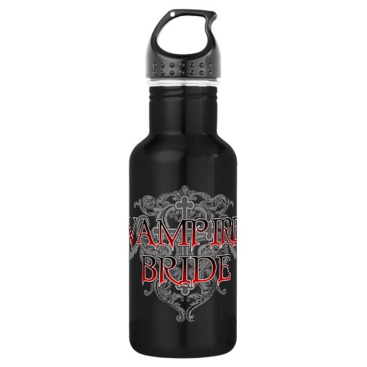 Vampirbraut Trinkflasche (Vorderseite)