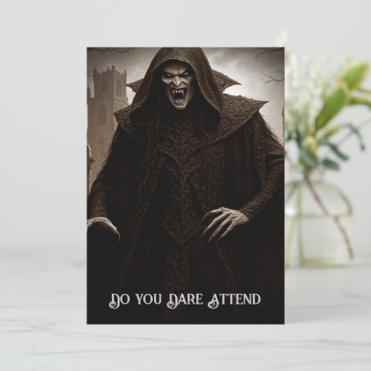 Vampire AI Einladung (Stehend Vorderseite)