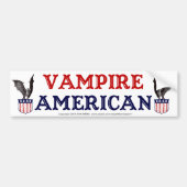 Vampire American Autoaufkleber (Vorne)