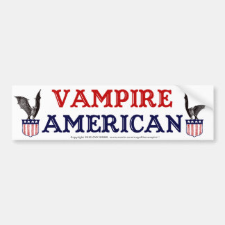 Vampire American Autoaufkleber