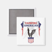 Vampire American Magnet (Vorderseite/Rückseite)