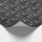 Vampire Amour Muster Geschenkpapier (Ecke)