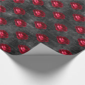 Vampire Amour Muster Geschenkpapier (Ecke)