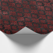 Vampire Amour Muster Geschenkpapier (Ecke)