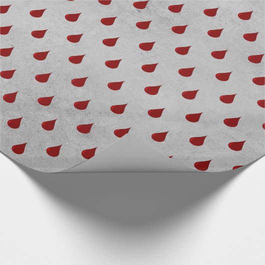 Vampire Amour Muster Geschenkpapier (Ecke)