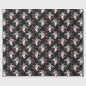 Vampire Amour Muster Geschenkpapier (Flach)