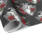 Vampire Amour Muster Geschenkpapier (Rolleneckpunkt)