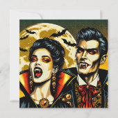 Vampire and Bats Halloween-Party (Vorderseite)