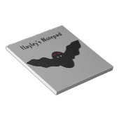 Vampire Bat, benutzerdefinierbares Notepad für das Notizblock (angewinkelt)