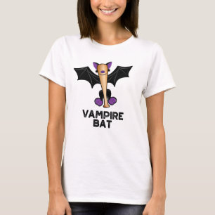 Vampire Bat Funny Baseball Pub T-Shirt