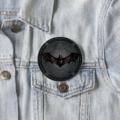 Vampire Bat Gothic Dark, Ai Generated Design Button (Beispiel)
