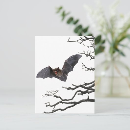 Vampire Bat, Gothic, Dracula, Bat, Horror Postkarte (Stehend Vorderseite)