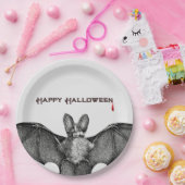 Vampire Bat Halloween Pappteller (Party)