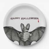 Vampire Bat Halloween Pappteller (Vorderseite)