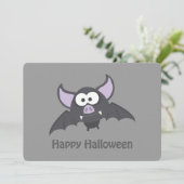 Vampire Bat Halloween-Party Einladung (Stehend Vorderseite)