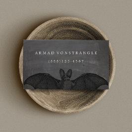 Vampire Bat Halloween Visitenkarte