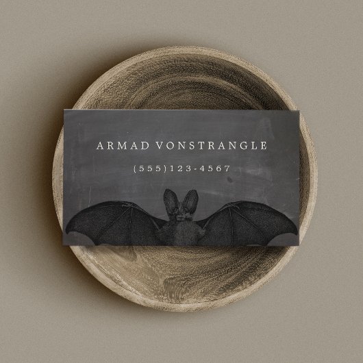 Vampire Bat Halloween Visitenkarte
