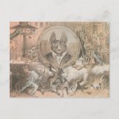 Vampire Bat Portrait Postkarte (Vorderseite)