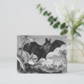 Vampire Bat Postkarte (Stehend Vorderseite)