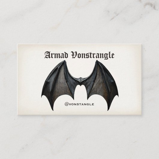 Vampire Bat Visitenkarte (Vorderseite)