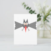 Vampire Bat von Chillee Wilson Postkarte (Stehend Vorderseite)