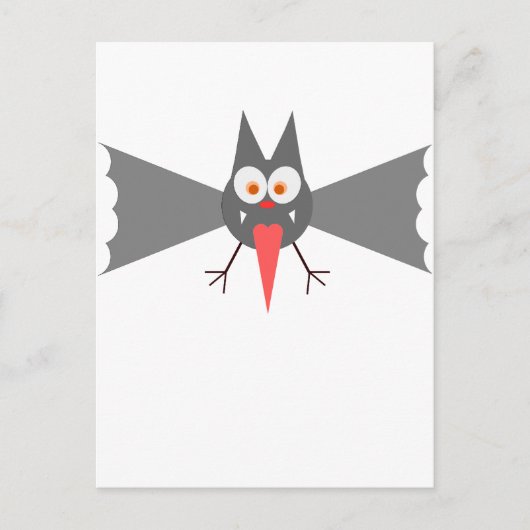 Vampire Bat von Chillee Wilson Postkarte (Vorderseite)
