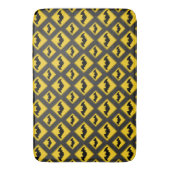 Vampire Bat Warnung Halloween Badematte (Vorderseite Vertikal)