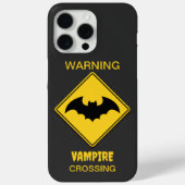 Vampire Bat Warnung Halloween Case-Mate iPhone Hülle (Rückseite)
