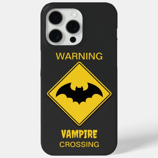 Vampire Bat Warnung Halloween Case-Mate iPhone Hülle (Rückseite)