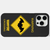 Vampire Bat Warnung Halloween Case-Mate iPhone Hülle (Rückseite (Horizontal))