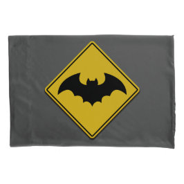 Vampire Bat Warnung Halloween Kissenbezug