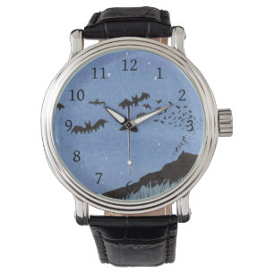 Vampire Bats Halloween Armbanduhr