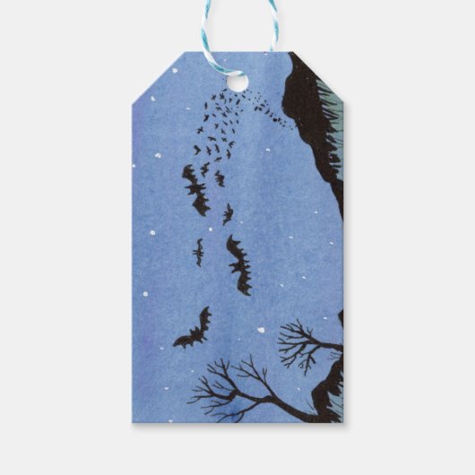 Vampire Bats Halloween Geschenkanhänger (Vorderseite)