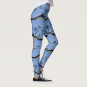 Vampire Bats Halloween Leggings (Rechts)