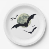 Vampire Bats Halloween Pappteller (Vorderseite)