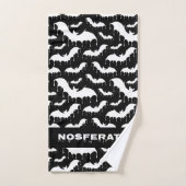 Vampire Bats Nu Goth Gothic Badhandtuch Set (Handtuch)
